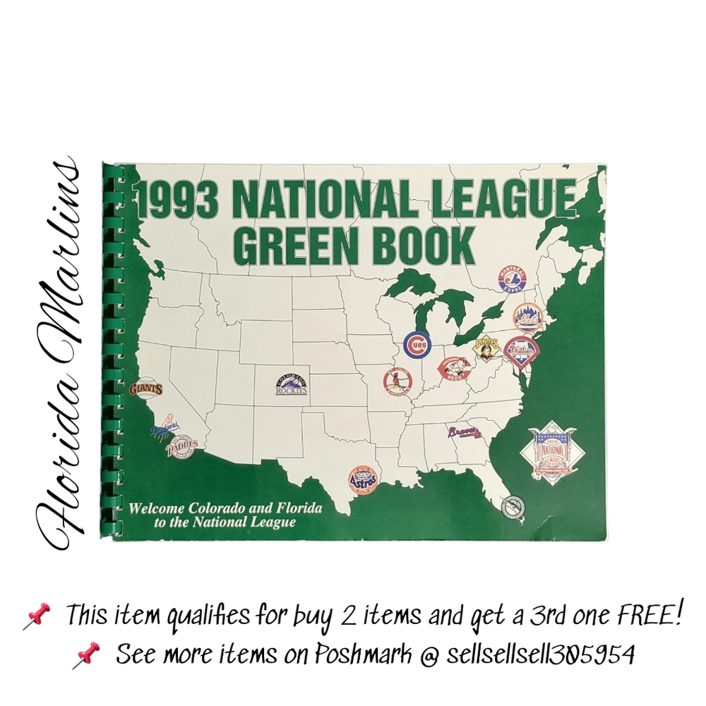 📌 *Florida Marlins 1993 NL Green Book Baseball